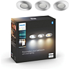 Philips 929003807901 Hue Adore 3x inbouwspot White Ambiance inclusief DIM Switch Chroom