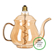 8714681424414 Bailey Teapot Earl 4W E27 Gold