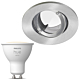 Inbouwspot Lumiance IP44 Inclusief Hue White (GU10) Geborsteld aluminium (badkamer)