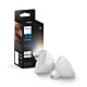 Philips 929003575202 Hue White Ambiance MR16 Kogellamp (duopack)