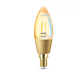 Wiz 929003017722 Filament Amber Warm tot Koelwit Licht C35 E14 4,9W