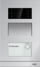 Busch Jaeger H81313P1-A Busch Welcome IP Video-mini-buitenpost 1 beldrukker Aluminium Opbouw